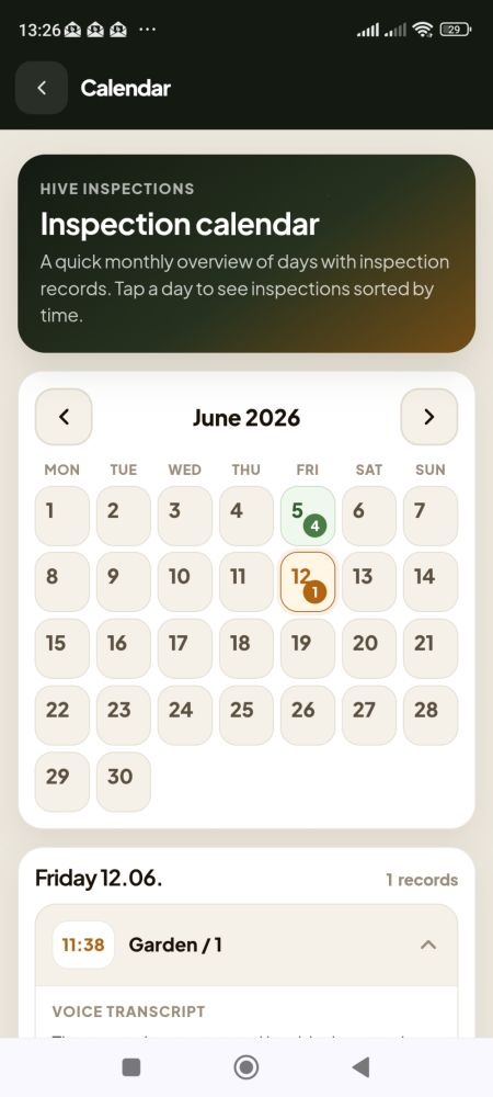 Hive state, alerts, and records